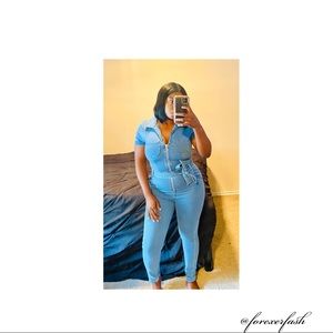 Denim Jumpsuit Size S